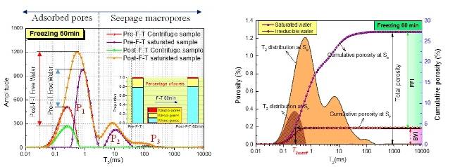 用低場核磁共振研究氮凍融對不同煤階煤體物性案例分享